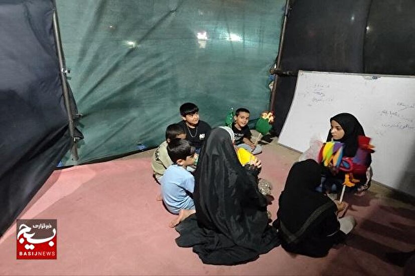 نمایش عروسکی؛ عامل لبخند کودکان در تجمع حماسی