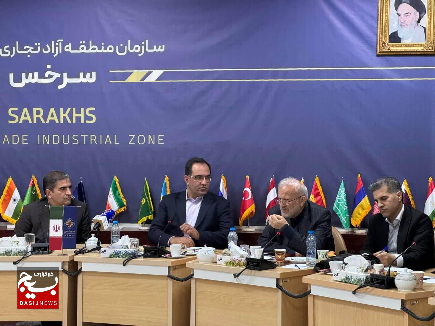 منطقه آزاد سرخس پیشران حضور ایران در بازارهای آسیای میانه است منطقه آزاد سرخس پیشران حضور ایران در بازارهای آسیای میانه است