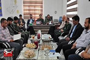 برگزاری هیئت اندیشه‌ورز در شهرستان هامون با محوریت تقویت نقش بسیج در حل مسائل جامعه
