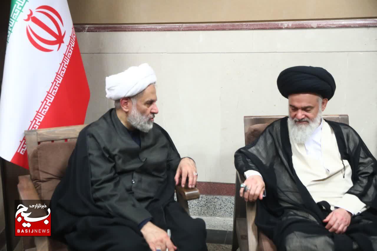 وقتی از «شجره طیبه» سخن گفته می‌شود/ گزارش سفر رئیس سازمان بسیج مستضعفین به قم و دیدار با مراجع و علما