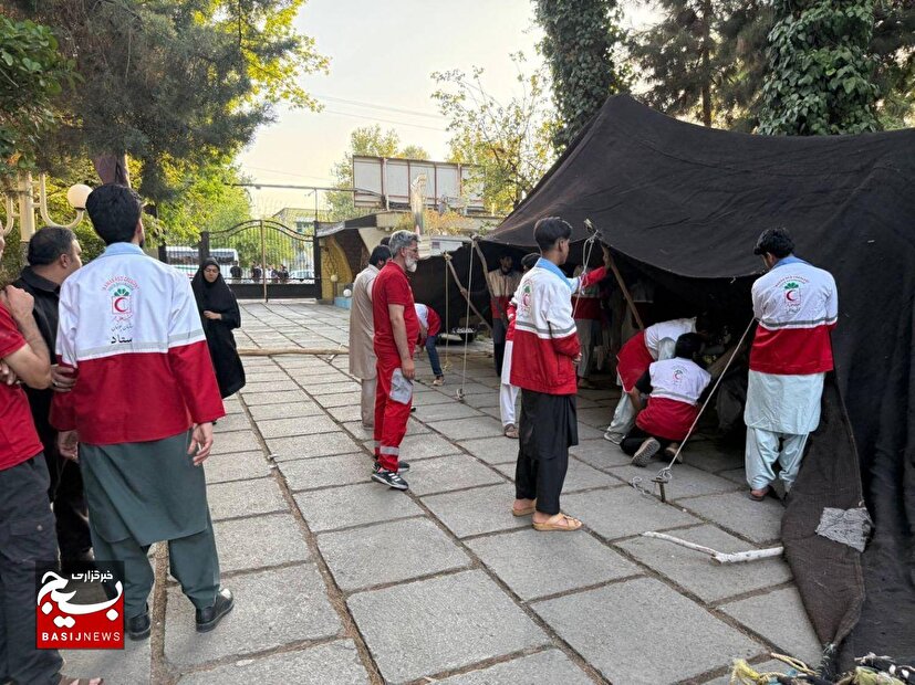 برپایی موکب «رهروان حضرت علی‌اکبر(ع)» هلال‌احمر سیستان و بلوچستان در رویداد «قدم‌به‌قدم در مسیر بهشت»