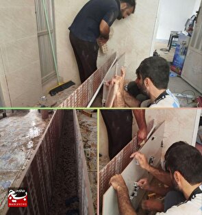 تجلی روحیه ایثار باتعمیر ومرمت خانه محرم در هندیجان