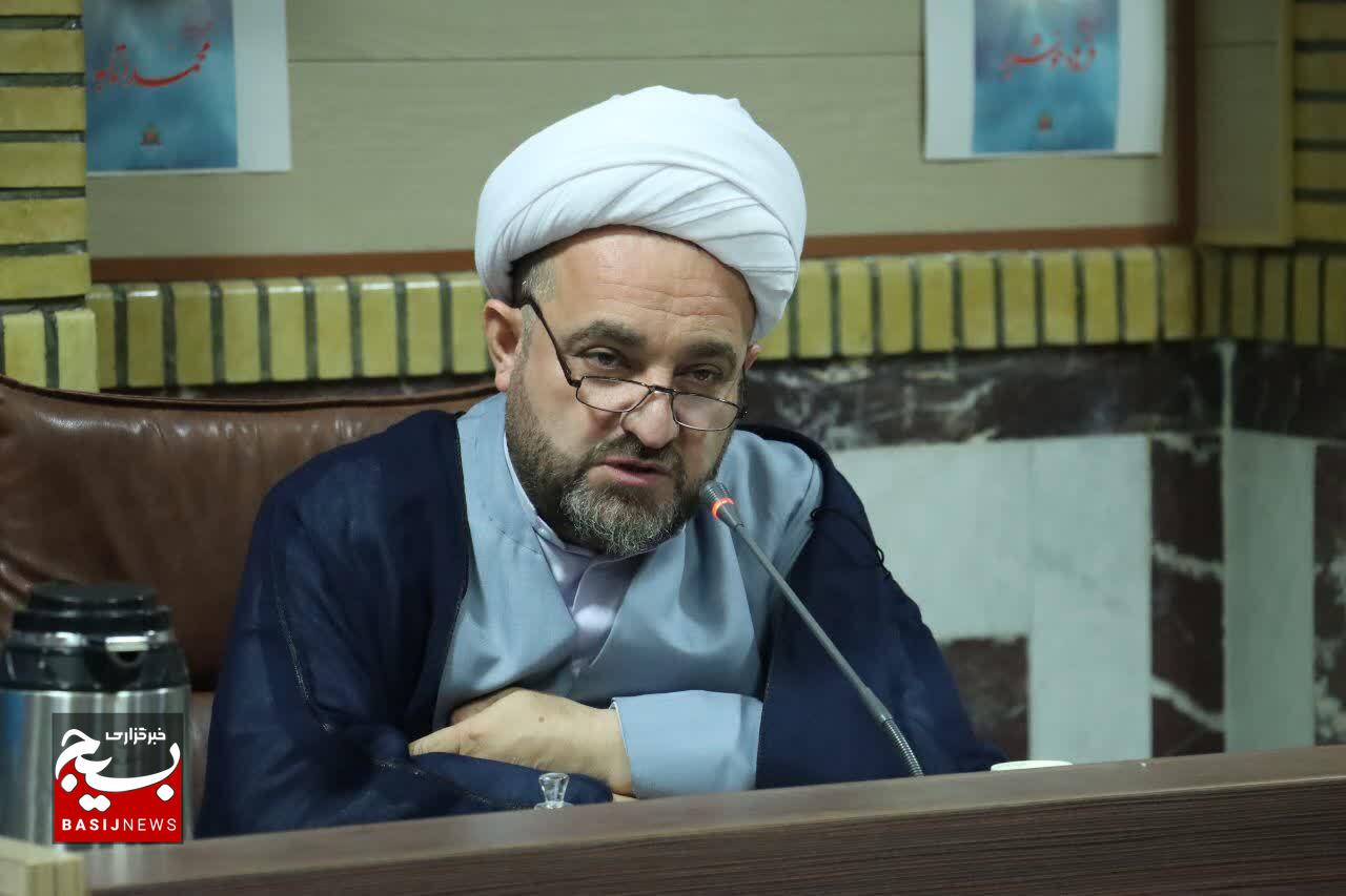 آئین تکریم و معارفه مسئول دفتر امور روحانیون سپاه قدس گیلان
