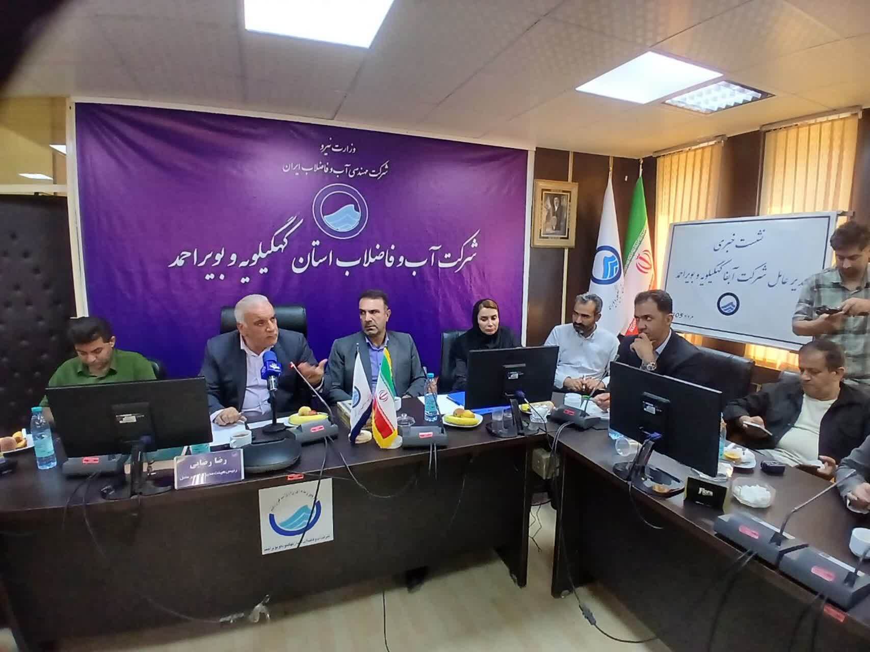 اختصاص اولیه ۵۰ میلیارد تومان برای کاهش هدررفت آب در یاسوج