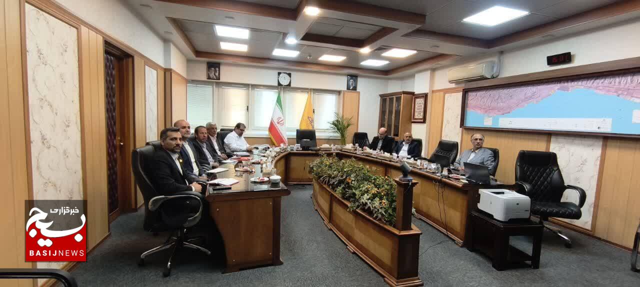 برگزاری جلسه مدیریت مصرف انرژی در حوزه گاز فی مابین مسئول سازمان بسیج مهندسین صنعت و معدن کشور و مدیران شرکت ملی گاز ایران