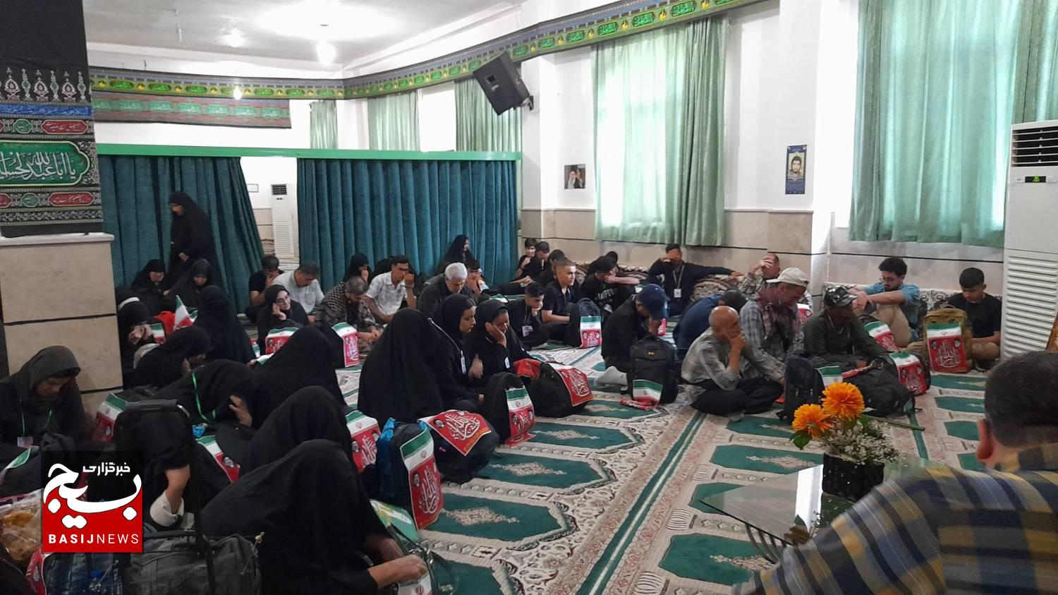 بدرقه ۱۸۰ زائر اولی خراسان شمالی به کربلای معلی با حمایت بنیاد علوی
