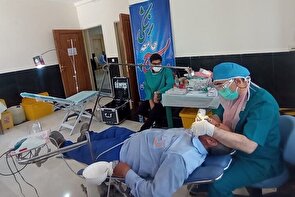 خدمتگزاری بیش از ۶۰۰ جهادگر درمانی بسیج جامعه پزشکی در مراسم تشییع رهبر انقلاب در مشهد مقدس
