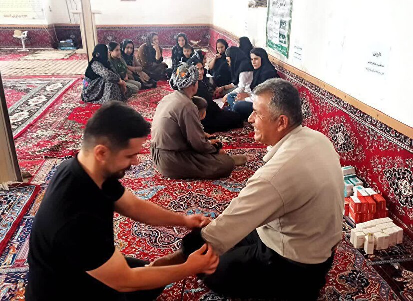 برگزاری اردوی جهادی درمانی در روستاهای محروم پیرانشهر