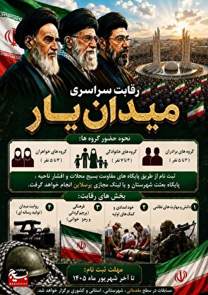 رقابت‌های سراسری «میدان‌یار» در استان زنجان/ رقابت ۱۶۰۰ تیم در ۴ محور