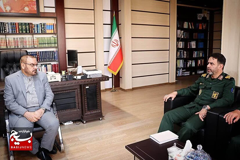 دیدار فرمانده سپاه استان با رئیس کل دادگستری زنجان