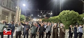 لالی یکپارچه در میدان/خروش مردم وفادار در خونخواهی امام شهید