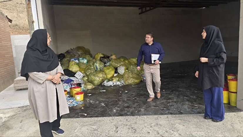 ردپای پسماندهای پزشکی غیر بیمارستانی بی‌خطرسازی‌نشده در مرکز دفن زباله های شهری تبریز