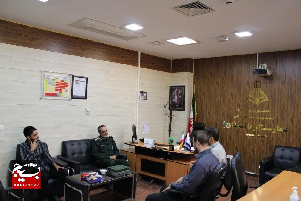 دیدار جانشین سپاه اسدآباد با رئیس دانشکده علوم پزشکی به مناسبت روز پزشک