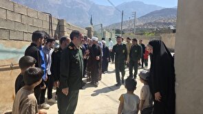 بازدید فرمانده سپاه فتح استان از پایگاه های نمونه بسیج روستای بن‌زردعلیا + ( تصاویر )