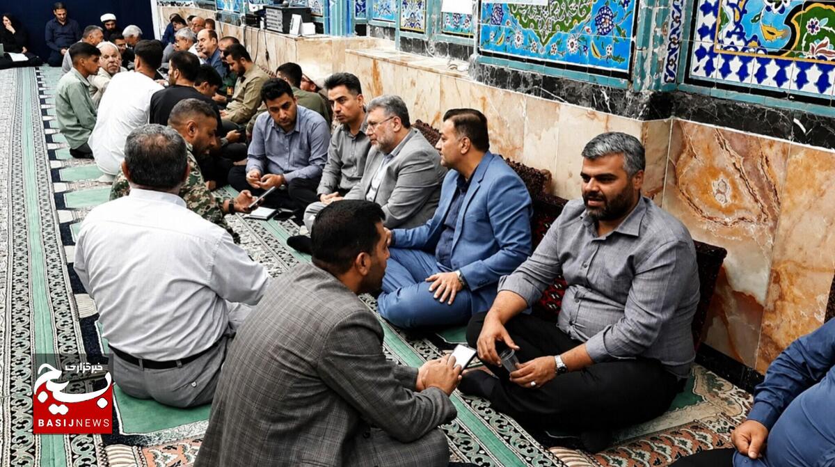 میز خدمت جهادی در منطقه چهارصد دستگاه اهواز