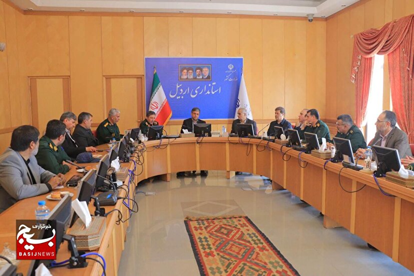 دیدار سردار محمدی‌اصل فرمانده سپاه حضرت عباس(ع) استان اردبیل با استاندار اردبیل