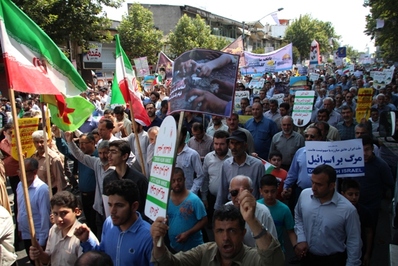 راهپیمایی روز قدس مرکز استان گلستان-تیرماه 95