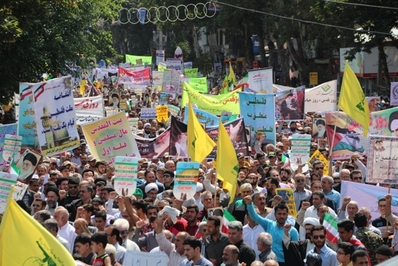 راهپیمایی روز قدس مرکز استان گلستان-تیرماه 95