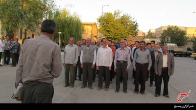 طنین دعای ابوحمزه ثمالی در تپه نورالشهدای فرخشهر