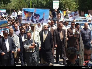 حماسه آفرینی مردم بروجن در روز جهانی قدس