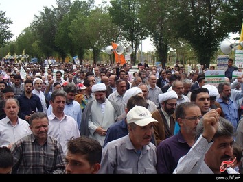 حماسه آفرینی مردم بروجن در روز جهانی قدس