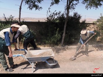 فعالیت گروه جهادی شهید چمراه شهرکرد