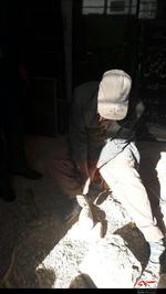 هنر حجاری هنرمندان هفشجانی در قاب تصویر