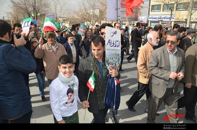 حضور خبرنگاران و تصویر برداران در راهپیمایی 22 بهمن