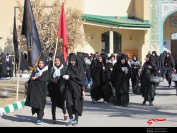 سومین کاروان راهیان نور دانشجویی استان چهارمحال و بختیاری به مناطق عملیاتی جنوب کشور اعزام شد ./عکس: سید مرتضی علوی