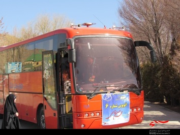 سومین کاروان راهیان نور دانشجویی استان چهارمحال و بختیاری به مناطق عملیاتی جنوب کشور اعزام شد ./عکس: سید مرتضی علوی