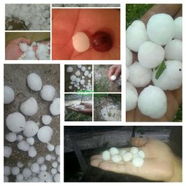 بارش تگرگ در شهرستان اردل