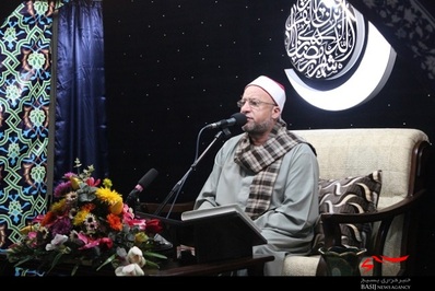 جزء خوانی با حضور قاری مصری در فرخشهر