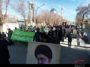 راهپیمایی پرشور مردم ولایتمدار بویین میاندشت