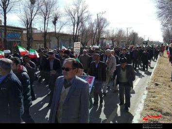 راهپیمایی پرشور مردم ولایتمدار بویین میاندشت