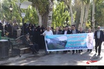 پیاده روی بیماران دیابتی کلینیک دیابت بیمارستان شهید محلاتی 