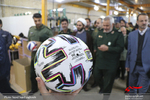 بازدید فرمانده سپاه اردبیل از بزرگ‌ترین کارخانه توپ ورزشی کشور