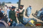 اقلام مواد غذایی در روستای زیندان توزیع شد
