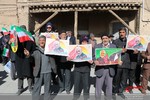 راهپیمایی باشکوه 22 بهمن در سامان