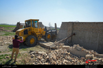 تخریب 26 واحد ساخت و ساز غیر مجاز در زمان آباد بخش قلعه نو شهرری