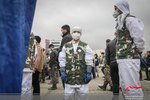 رزمایش مدافعان سلامت حوزه مقاومت بسیج ۱۱۷ شهید صدوقی به منظور مقابله با ویروس کرونا