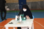 تولید ماسک توسط خواهران جهادی شهرکرد