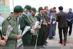 دیدار مسئولان شهرستان سامان با کارکنان سپاه