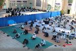 مراسم دعای عرفه با رعایت پروتکل‌های بهداشتی در مسجد جامع رجایی شهر کرج برگزار شد
