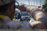 رژه خودرویی و کمک مؤمنانه نیروهای مسلح در شهرکرد
