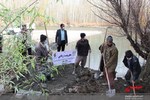 افتتاح کانال انتقال آب به باغات روستای چم چنگ