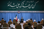نمایندگان مجلس خبرگان رهبری با حضور در حسینیه‌ی امام خمینی(ره) با رهبر انقلاب اسلامی دیدار کردند.