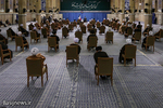 نمایندگان مجلس خبرگان رهبری با حضور در حسینیه‌ی امام خمینی(ره) با رهبر انقلاب اسلامی دیدار کردند.