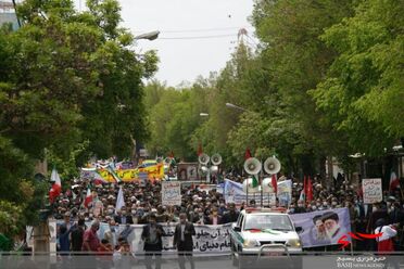راهپیمایی روز قدس در شهرکرد