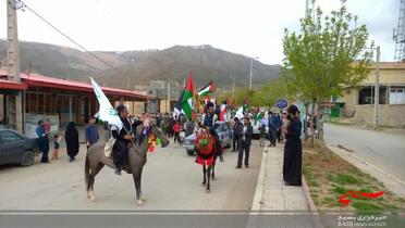 راهپیمایی روز قدس در کوهرنگ