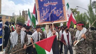 خروش مردم فارسان در حمایت از مردم مظلوم غزه